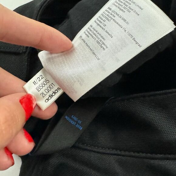 NWT Adidas Women’s Club Adibreak Black Snap Leg Track Pants Activewear Size 4 - Picture 9 of 14